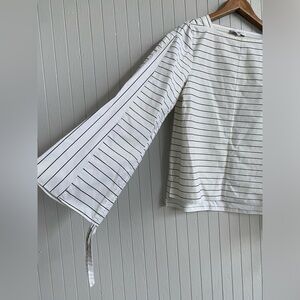 Tibi poplin striped shirt